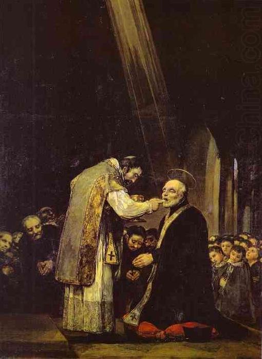 Last Communion of Saint Jose de Calasanz., Francisco Jose de Goya